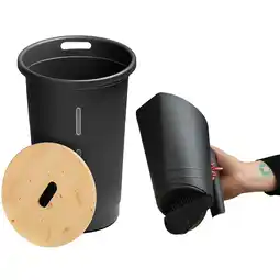 Netto Marken-Discount Pelletschaufel und Pellethocker mit Holzdeckel Angebot