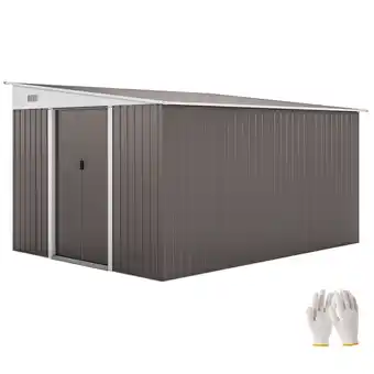 Netto Marken-Discount Outsunny Gartenschuppen Verzinkter Stahl Angebot