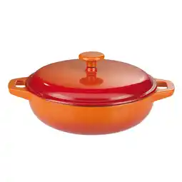 Netto Marken-Discount Gusseisen Schmortopf Orange Shadow 30cm, 4,5 L Angebot