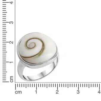 Netto Marken-Discount Zeeme Pearls Ring 925/- Sterling Silber Muschel weiß Angebot