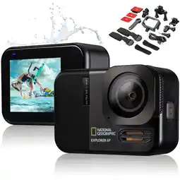 Netto Marken-Discount NATIONAL GEOGRAPHIC 4K Ultra-HD 60fps WLAN Action Cam Explorer 6P Angebot