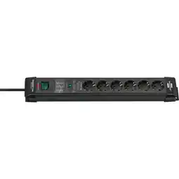 Netto Marken-Discount Brennenstuhl Steckdosenleiste Premium-Line Steckdosenleiste 6-fach Angebot