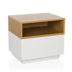 Netto Marken-Discount hjh LIVING Beistelltisch MELMO MDF Platte, Melaminbeschichtung Angebot