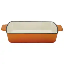 Netto Marken-Discount Gusseisen Auflaufform Orange Shadow 32x21,5cm, 3,8 L Angebot