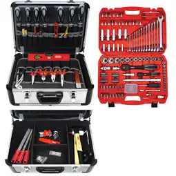 Netto Marken-Discount FAMEX 440-23 Profi Werkzeugkoffer mit Werkzeug in Top-Qualität Angebot