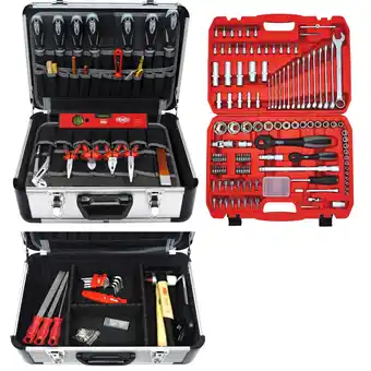 Netto Marken-Discount FAMEX 440-23 Profi Werkzeugkoffer mit Werkzeug in Top-Qualität Angebot