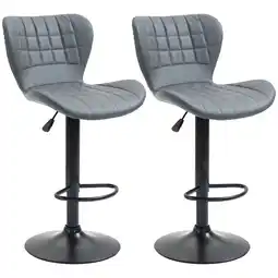 Netto Marken-Discount HOMCOM Barstuhl Kunstleder, Stahl Angebot