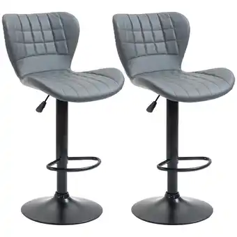 Netto Marken-Discount HOMCOM Barstuhl Kunstleder, Stahl Angebot