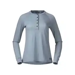 Netto Marken-Discount Bergans Lysebu Wool W Henley Frauen Langarm-Shirt Angebot