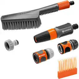 Netto Marken-Discount GARDENA Waschbürste Cleansystem Grundausstattung mit Handbürste S soft Angebot
