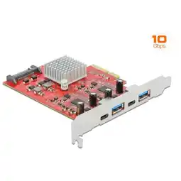 Netto Marken-Discount DeLOCK USB-Controller PCIe x4> 2x USB 3.2 Gen 2 Typ-A + 2x USB-C Angebot