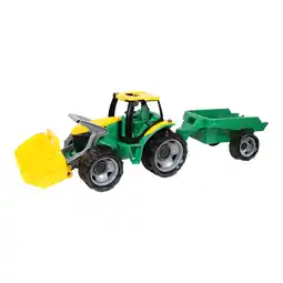 Netto Marken-Discount GIGA TRUCKS Traktor+Frontl.+Anhänger, SK Angebot