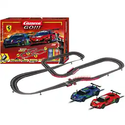 Netto Marken-Discount Carrera Rennbahn GO!!! Ferrari Power Racing Angebot