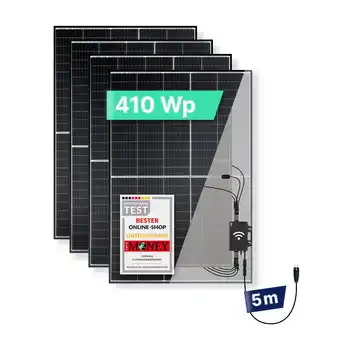 Netto Marken-Discount priwatt Balkonkraftwerk 1640Wp/800W - steckerfertig - WiFi - priBasic Quattro Angebot