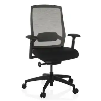 Netto Marken-Discount hjh OFFICE Profi Bürostuhl COLORE Stoff/Netzstoff mit Armlehnen (höhenverstellbar) Angebot