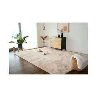 Netto Marken-Discount HOME DELUXE Hochflor Teppich SOFI 110x60 cm, Versch. Ausführungen - beige Angebot
