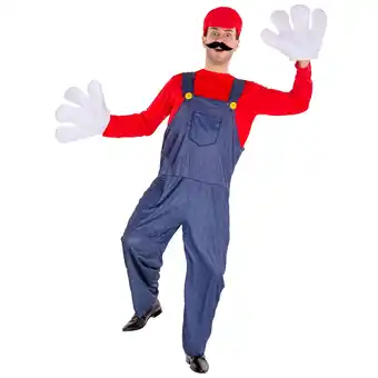 Netto Marken-Discount tectake Herrenkostüm super Klempner Mario Angebot