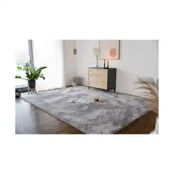 Netto Marken-Discount HOME DELUXE Hochflor Teppich SOFI 110x60 cm, Versch. Ausführungen - grau Angebot
