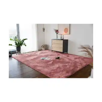 Netto Marken-Discount HOME DELUXE Hochflor Teppich SOFI 110x60 cm, Versch. Ausführungen - altrosa Angebot