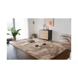Netto Marken-Discount HOME DELUXE Hochflor Teppich SOFI 110x60 cm, Versch. Ausführungen - braun Angebot