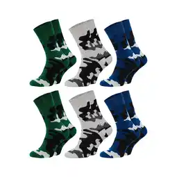 Netto Marken-Discount Chili Lifestyle Thermosocken OUTDOOR 6 Paar Camouflage Winter Angebot