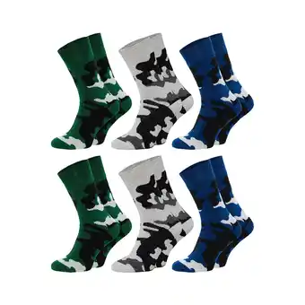 Netto Marken-Discount Chili Lifestyle Thermosocken OUTDOOR 6 Paar Camouflage Winter Angebot