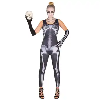 Netto Marken-Discount tectake Frauenkostüm sexy Skelett Jumpsuit Angebot