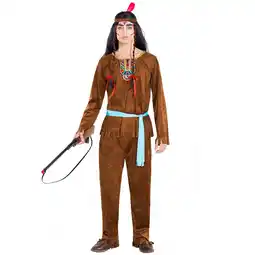 Netto Marken-Discount tectake Herrenkostüm Indianer Apache kräftiger Bison Angebot