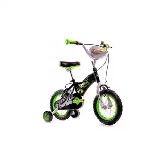 Netto Marken-Discount Kinderfahrrad 12 Zoll Abenteuerliche Fahrten mit stabilen Seitenrädern Angebot
