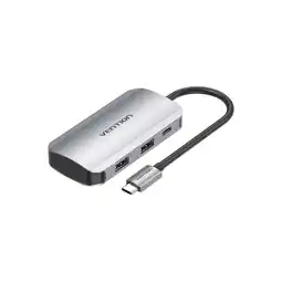 Netto Marken-Discount 5in1 HUB USB-C Dockingstation in Grau kompatibel mit mehreren Systemen Angebot