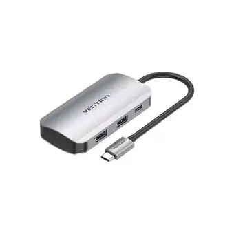 Netto Marken-Discount 5in1 HUB USB-C Dockingstation in Grau kompatibel mit mehreren Systemen Angebot