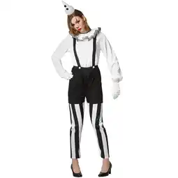 Netto Marken-Discount tectake Frauenkostüm Clown schwarz-weiß Angebot