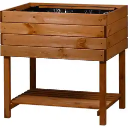 Netto Marken-Discount dobar Hochbeet Kubus 2.0 Braun Angebot