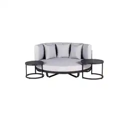 Netto Marken-Discount HOME DELUXE Daybed Outdoor FLORIDA inkl. Beistelltische - Ø 170 cm Angebot