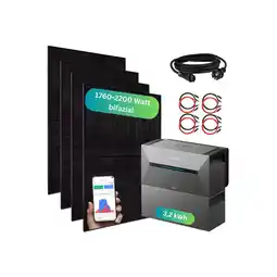 Netto Marken-Discount Balkonkraftwerk mit Speicher 1760+ Watt - inkl. Anker SOLIX Solarbank 2 Pro (3,2 kWh) Angebot