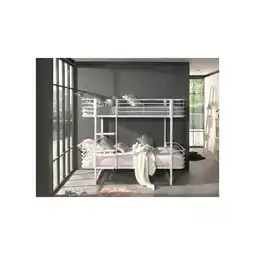 Netto Marken-Discount Etagenbett Metall Oscar, 2 Liegeflächen 90 x 200 cm, Weiß Angebot