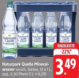 Gebauer's Naturpark Quelle Mineralwasser Angebot