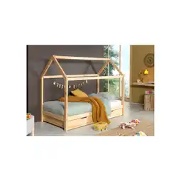 Netto Marken-Discount Dallas 2 Hausbett 90 x 200 cm Liegefläche inkl Bettschublade, Natur Angebot