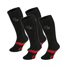 Netto Marken-Discount Chili Lifestyle Kompressionsstrümpfe 4 Paar Sport Reisen schwarz Angebot