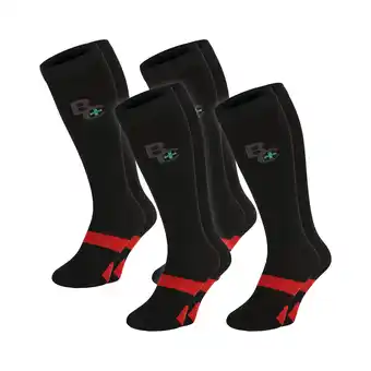 Netto Marken-Discount Chili Lifestyle Kompressionsstrümpfe 4 Paar Sport Reisen schwarz Angebot