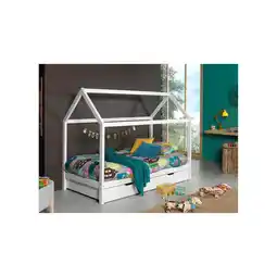Netto Marken-Discount Dallas 2 Hausbett 90 x 200 cm Liegefläche inkl. Bettschublade, Weiß Angebot