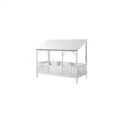 Netto Marken-Discount Hausbett mit 90 x 200 cm Liegefläche, Dach in Weiß Angebot