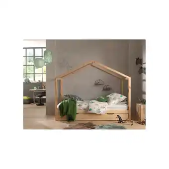 Netto Marken-Discount Dallas 3 Hausbett 90 x 200 cm Liegefläche inkl. Bettschublade, Natur Angebot