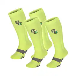 Netto Marken-Discount Chili Lifestyle Kompressionsstrümpfe 4 Paar Sport Reisen gelb Angebot
