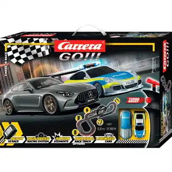Netto Marken-Discount Carrera Rennbahn GO!!! Chase 'n Race Angebot