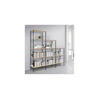 Netto Marken-Discount HOME DELUXE Regal INDU Light Oak 207 x 35 x 196 cm - versch. Ausführungen Angebot