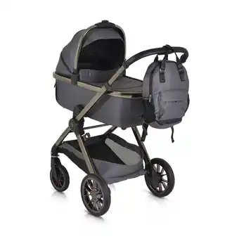 Netto Marken-Discount Cangaroo Kinderwagen 2 in1 iClick klappbar, Wickeltasche, Sportsitz, Babywanne grau Angebot