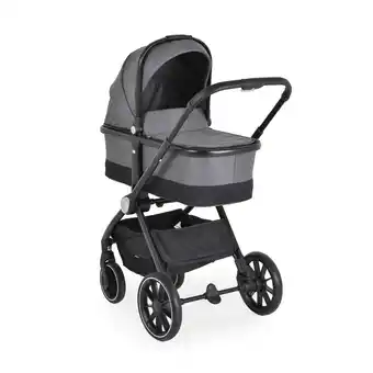 Netto Marken-Discount Cangaroo Kombikinderwagen 3 in 1 Christiano Babywanne Babyschale klappbar Tasche grau Angebot