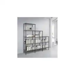 Netto Marken-Discount HOME DELUXE Regal INDU Dark Oak 207 x 35 x 196 cm - versch. Auführungen Angebot
