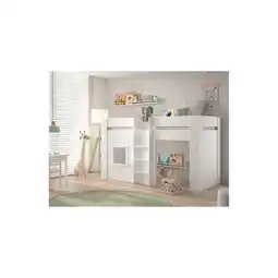 Netto Marken-Discount RENO halbhohes Spielbett 90 x 200 cm Liegefläche, Weiß Angebot